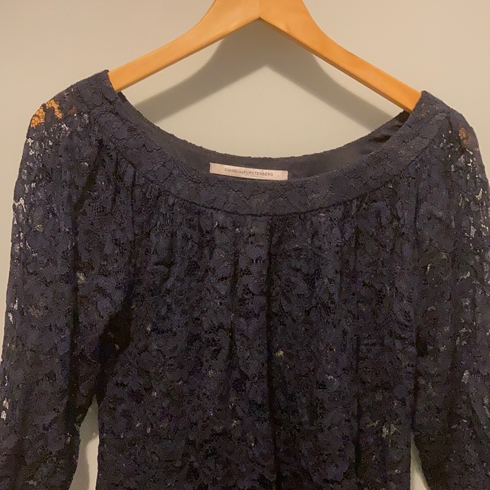 Diane von Furstenberg Lace Top